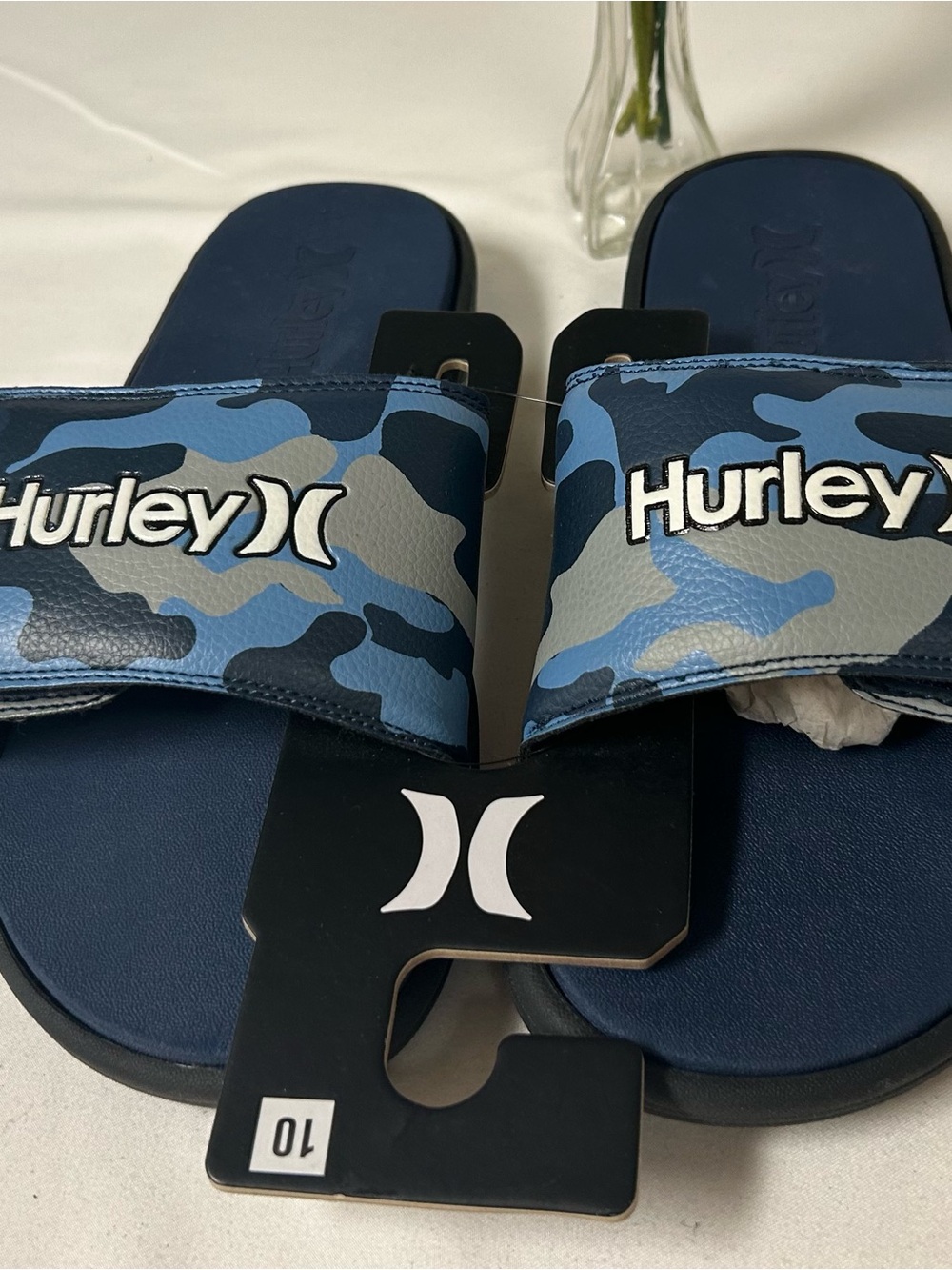 Hurley Men’s One and Only Slide Sandals ~ 10